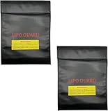 LiPo Guard リポガード リポバッテリー セーフティーバッグ 2個セット 防爆 耐火ケース 安全保管 充電・保管用