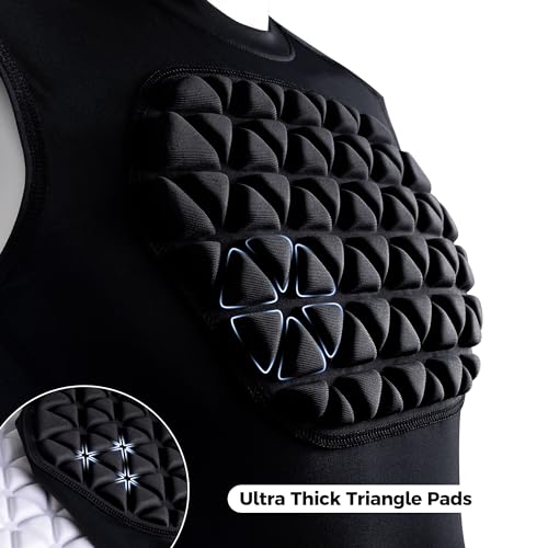 Adult Baseball Chest Protector Padded Compression Shirt Support Softball Football Lacrosse Heart Sternum Guard2