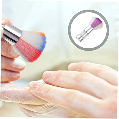 HONMEET Pincel De Maquiagem Pincel De Limpeza Macio Pincel Para Tirar Pó De Unhas Pincel Removedor D