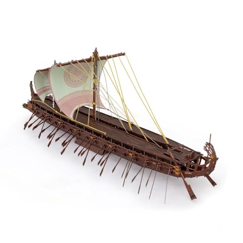 Metal Earth Premium Series Greek Trireme Ship 3D Metal Model Kit Fascinations - Image 3