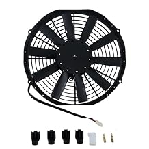 24V Electric Cooling Radiator Fan Blower 30100465 Compatible with SPAL VA09-BP12/C-54A