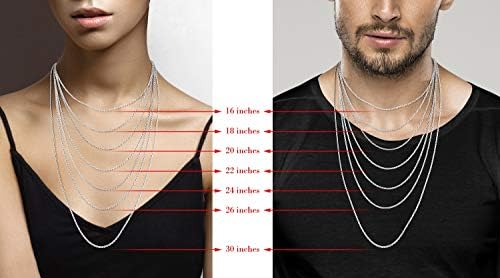 MiaBella Sterling Silver Italian 2mm 