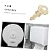 MUCKLILY 2055 Vending Machine Keys for Commercial Toilet Paper Dispenser and Paper Towel Stand Replacement Tool with Two Compact 1.46 Inch Keys