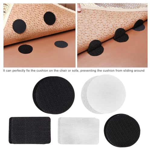 Pegatinas antideslizantes para cojines de sofá de PVC con 25 pares 6