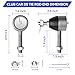 Panglong Golf Cart Ball Joint Kit-Club Car DS Tie Rod End Set of 3, Club Car DS Tie Rod End with Grease Fitting Suitable for 1976-2008 Club Car DS Golf Cart, OEM# 7540, 7539