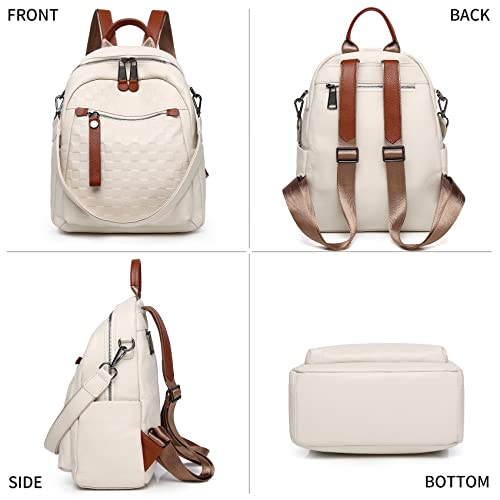 Image of Genuine Leather Backpack Purse For Women | Fashion Convertible Ladies Shoulder Bag