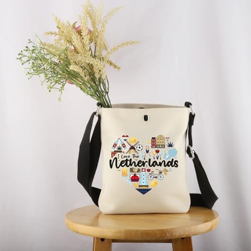 UJIMS Netherlands Souvenir Netherlands Lovers Crossbody Bag Holland Dutch Themed Gift Netherlands Travel Gift3