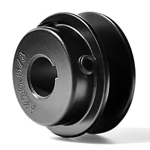 AK20-5/8 V-Belt Pulley, 2" OD 5/8 Inch Bore V-Belt Sheave, Single Groove, A Belt Section, Cast Iron, for V-Belt