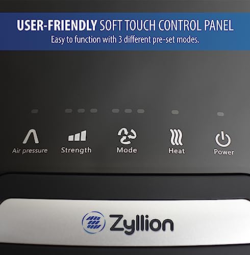 Zyllion Shiatsu Foot Massager With Heat - Deep Tissue Kneading Heated Rolling Foot Massage Machine For Plantar Fasciitis Foot Pain Relief, Fits Up To Size 13 Feet - Zma-21-Bk (Black) #TOP2