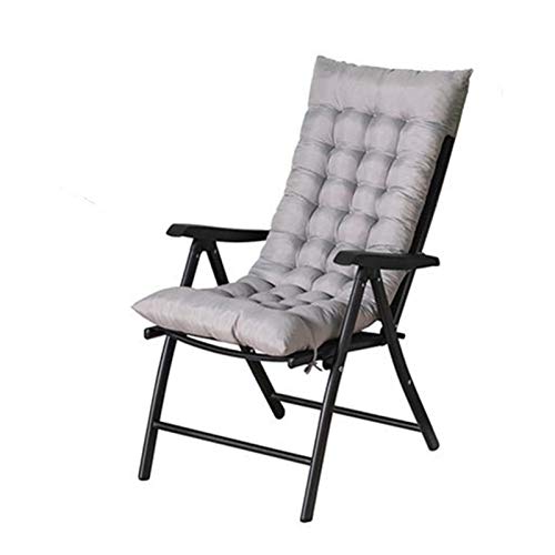 Awayhall Cojines para mecedoras, Algodón Perlado Espesado Cojín reclinable Antideslizante, Cojín para Silla Plegable de Oficina en casa, Cojín para Ventana salediza, Cojín para sofá 48x120 cm