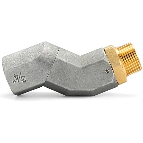Enmja Fuel Hose Swivel - Universal 3/4 Inch NPT with 360 Rotating Connector for Fuel Transfer Pump, Tank, and Nozzle Cover