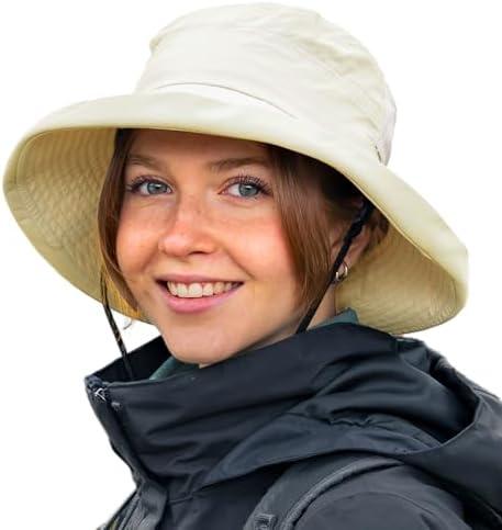 TOP-EX XL/XXL Womens Wide Brim Bucket Sun Hat with Ponytail Hole ...