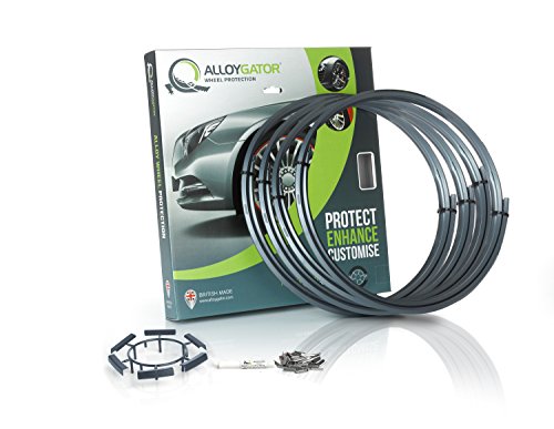 Set of 4 ORIGINAL AlloyGator Wheel Protectors (GRAPHITE / DARK GREY)