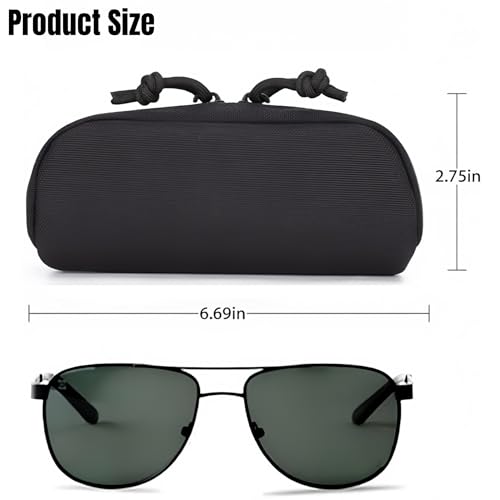 1PCS Taktische MOLLE Brillenetui Stoßfeste Schutzbox Tragbare Brillenetuis Brillen mit Gürtelclip – Bild 6