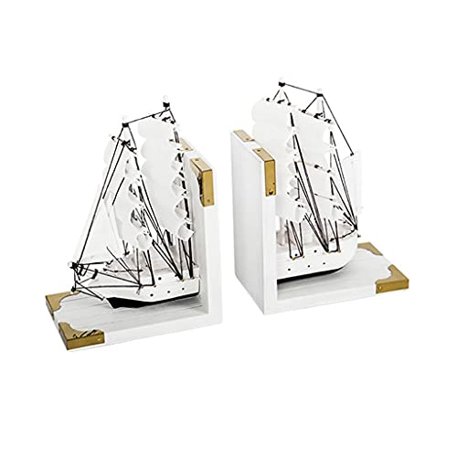 OMTONGXIN Serre Livre Bookends à la Main Bookend Bookend Boothroshelf pour accueillir des Livres Lourds Livre antidérapant Terminé Office Salon Décoration Ornements Presse Livre (Color : White) Cover