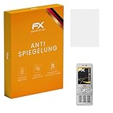 atFoliX Protecteur d'écran compatible avec Sony Ericsson W995 Film Protection d'écran, antiréfléchissant et absorbant les chocs FX Film Protecteur (3X)