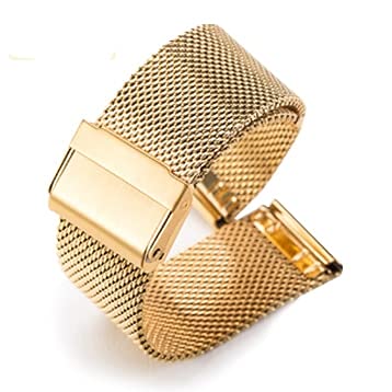 Bracelet de montre 20mm de remplacement en maille métallique pour réparer et raviver votre montre