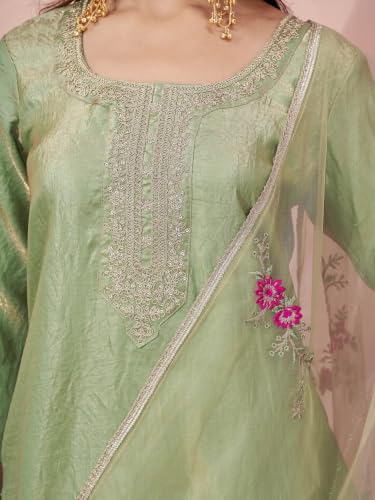Image of Womanista Farshi Salwar Suit for Women| Farsi Kurta Set with Dupatta