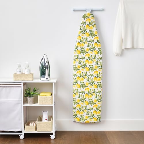 Juvale Lemon Print Ironing Board Cover (15 x 54 in) for Enhanced Laundry Style - Image 2