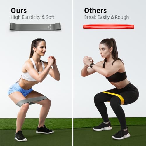 Image of Resistance Bands for Working Out, 5-Pack Elastic Exercise Bands for Strength Training, Stretching, Workout; Home Gym Equipment for Women Men, Pilates Yoga Physical Therapy, Leg Glute Arm Exercise Kit