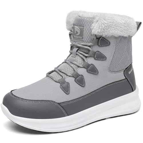 Dannto Womens Winter Snow Boots Warm Fur Lined Ankle Shoes...