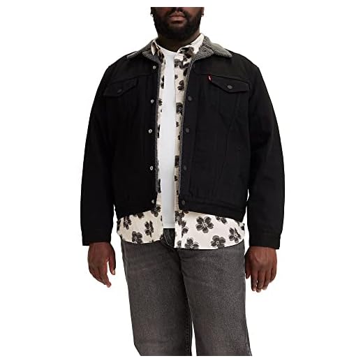 Levi's Jaqueta masculina Sherpa Trucker (também disponível em tamanhos grandes e altos), Duvall, P