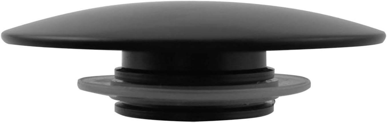 Maxmoral Washbasin Waste Sink Plug Washbasin Waste Disposal Easy Eject Plug Sink Button Click Snap Plug 66mm Bathtub Sink Drain Cover Drainer Washbasin Bouncer For Kitchen Bathroom Sink Black