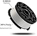String Trimmer Line for Black and Decker Trimmer/Edger, AF-100, 6 Spools , 1 Cap , 1 Spring
