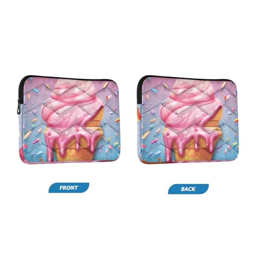 Funda para laptop de 13-14 pulgadas color rosa Ice Cream miniatura 2