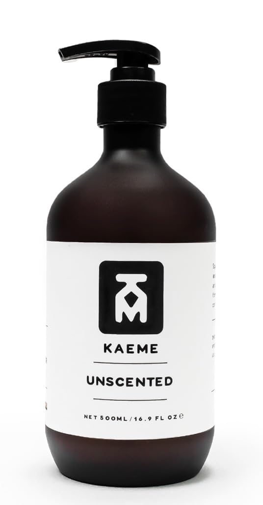 KAEME.COM GOLDFLAKES LUXURIOUS BLACK SOAP BODY WASH-Plant Based,Antifungal, Handmade,Sulphate,Paraben,Dye Free,Nourishing & Soothing Formula,Pimple,Eczema,Acne, Anti-Bacterial Herbal-500mL /16.9Fl oz)