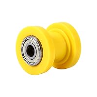 Keenso Rullo Tendicatena 8mm Per Moto, Pit Bike, ATV – Guidacatena In Alluminio (Verde)
