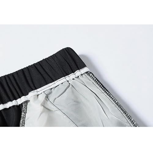 Short homme baggy avec cordon taille elastique et multipoches