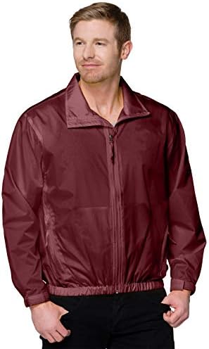 AFC Men's Lightweight Windbreaker Zip Up Jacket Small to 6x Big & Tall Coat