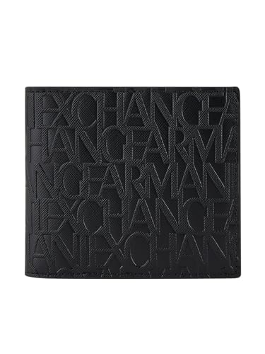 Armani Exchange Men's Armani Exchange Jim SLG Bifold W/Credit Card, Black, One Size2