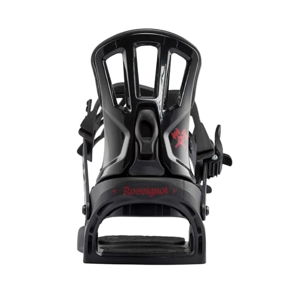 Rossignol Battle Snowboard Bindings Mens Sz M/L (9-11.5) Black/Red - Image 3
