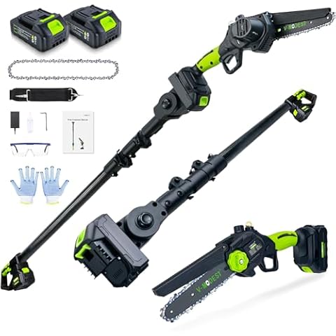 V-MODEST 2-in-1 Cordless Pole Saw Cover