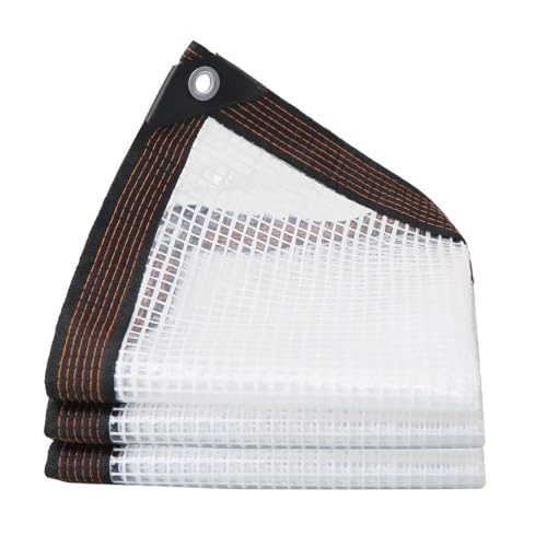 Lona Impermeable de PVC 2X5m Transparente con Ojales y Protección 2