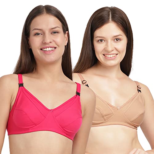 Image of Femzy Women's Cotton Non-Padded Wire Free Maternity Bra