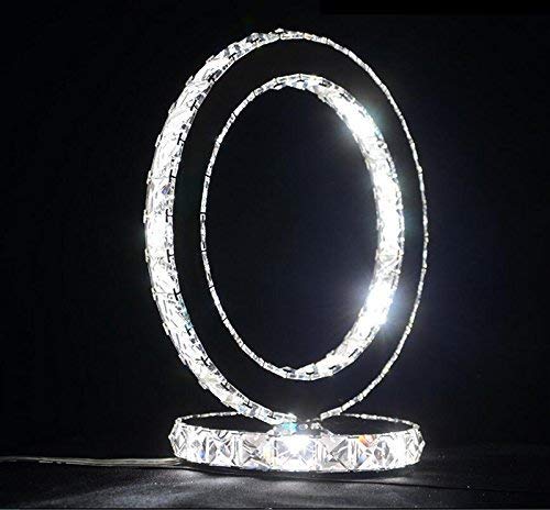 Lampe de table en cristal LED veilleuse chevet chambre accueil hôtel créative