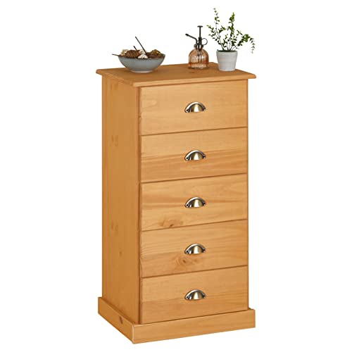 IDIMEX Kommode Paris aus Kiefer massiv gebeizt/gewachst, schöne...