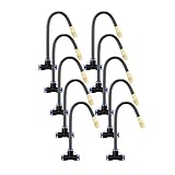 Suoumwa 10 PCs Messingnebel -Düsen Tee 360 -Grad -Rotation für die Terrasse im Freien im Freien im Freien im Freien Kühlsystem Einstellbar