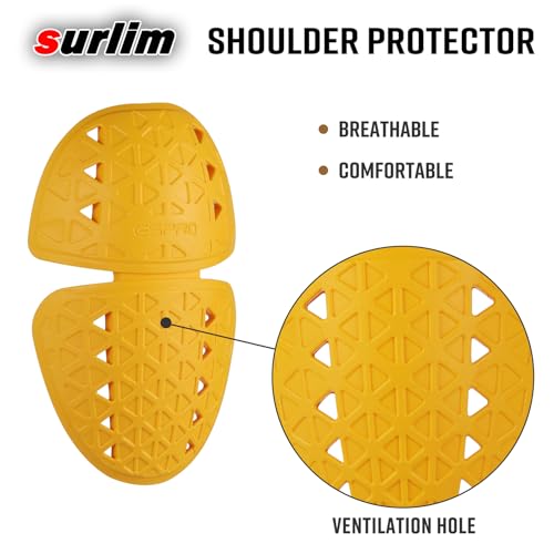 Surlim Motorcycle Armor Insert Pads CE Level 2 Motorcycle Protector CE Armor for Motorcycle Jackets Pants (LAS-Shoulder Slim[CE Level 2]) by surlim - Used condition - Image 5