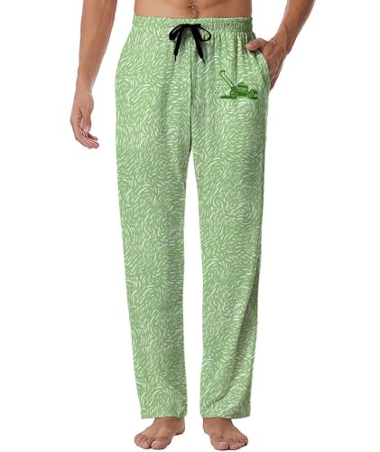 MDLBNSI Men's Lawn Mowing Pajama Pants XL