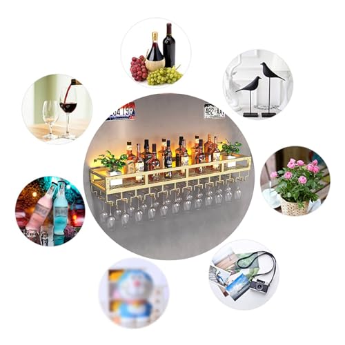 Étagère à vin en fer pour optimiser l'espace cuisine encombré - 5
