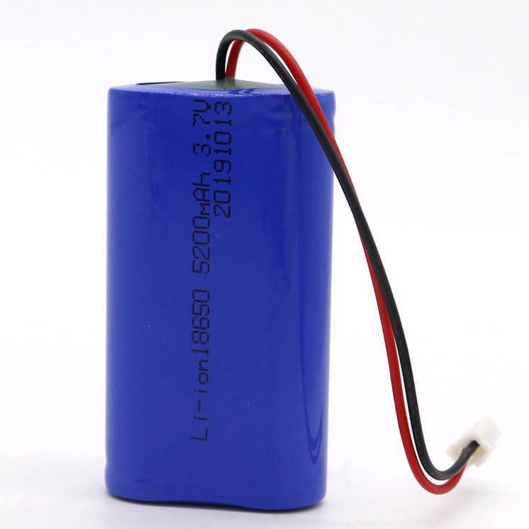 Batterie rechargeable lithium-ion 3,7 V, 2P 18650, avec prise XH2.54 pour mégaphone, haut-parleur, lampe de poche, banque d'énergie
