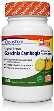 Patented Super Citrimax ® Clinically-Proven Weight Loss Supplement - 60% HCA Weight Loss Pills for Women and Men - Burn Fat & Boost Metabolism - 1000mg, 60 Capsules