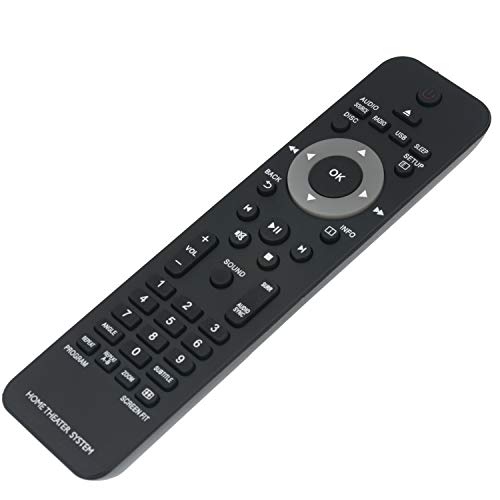 New Replacement Remote Control Fit For Philips Home Theater System Htd3200 Hts2200 Hts2500 Hts2511 Hts3019 Hts3020 Hts3201 Hts3269 Hts3270 Hts3277 Hts3373 Hts3376 Hts3377 Hts3510 Hts3520 Hts3530 #TOP1