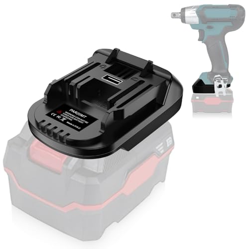 PAR20MT Akkuadapter für Parkside Batterie auf Makita Geräte Konverter für Parkside 20V XTeam-Akku auf für Makita 18V LXT Elektrowerkzeuge (Keine Batterie)