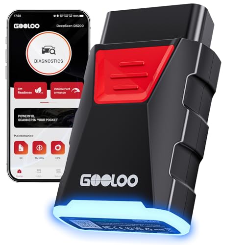 GOOLOO DEEPSCAN DS200 OBD2 Scanner Diagnostic Tool, Bluetooth Wireless All