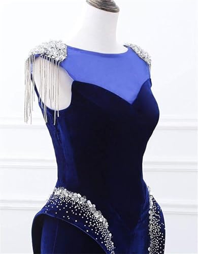 Lamourbear Women's Shiny Sequins Crystals Prom Dress Sleeveless Long Ball Gowns Pageant Celebrity Cocktail Evening Party4